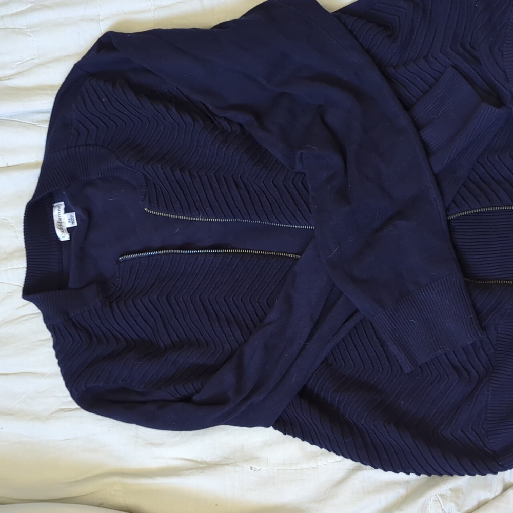 Croft and Barrow Zip Up Sweater